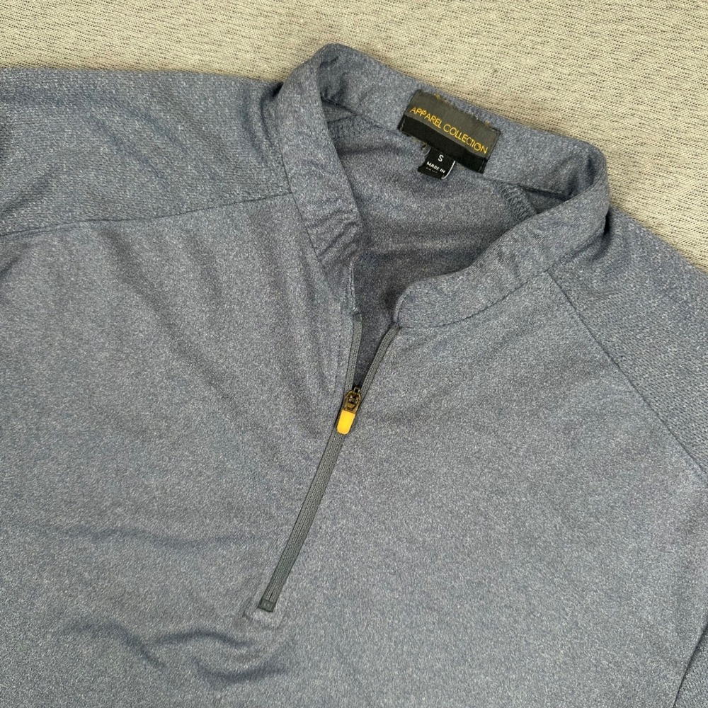 McDonald's Employee Shirt Adult S Blue 1/4 Zip Performance Apparel Collection